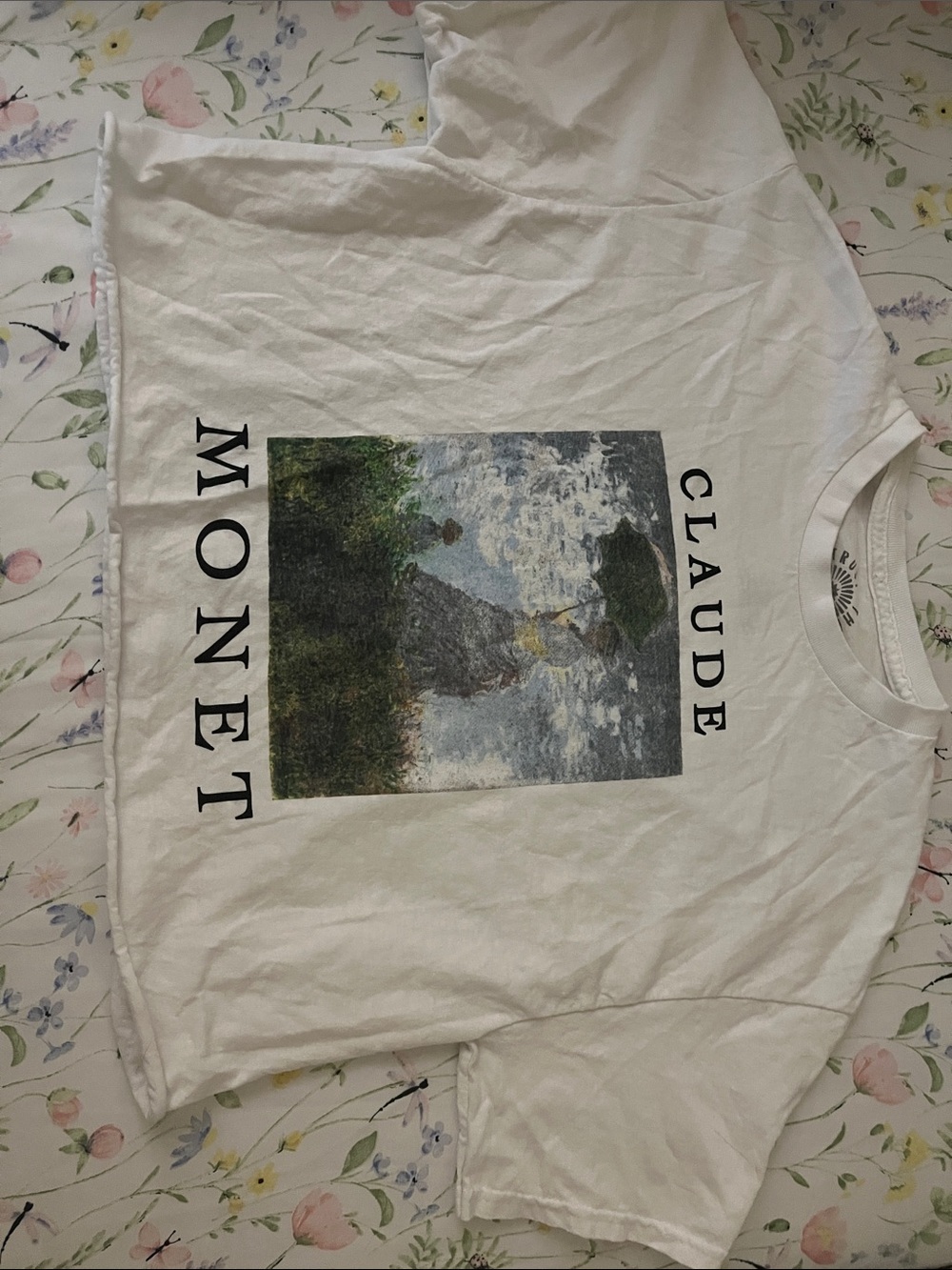 Claude Monet Graphic Short Sleeve Tee - White